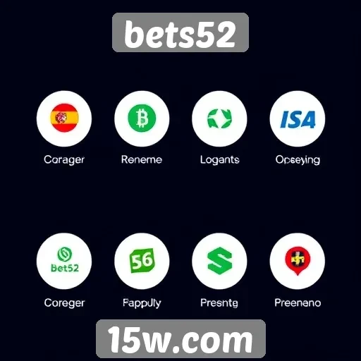 Métodos de pagamento disponíveis no Bets52